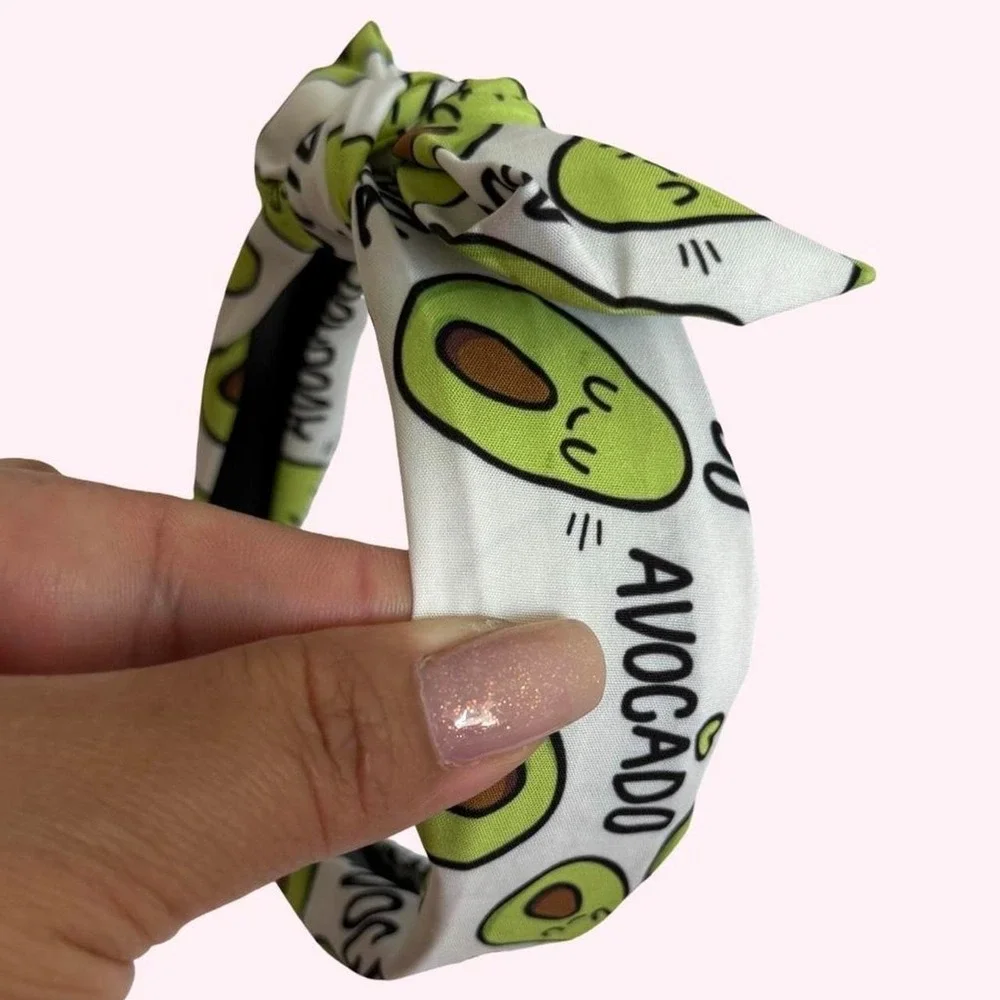 5 PCS LOT KLASS Avocado 🥑 Non Slip Knot Headbands Hair Clips Bows Women's Girls